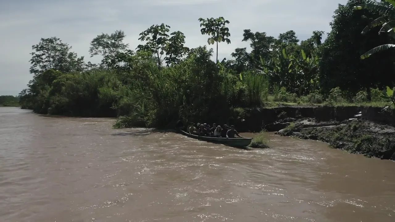 El río, camino de entrada a los resguardos